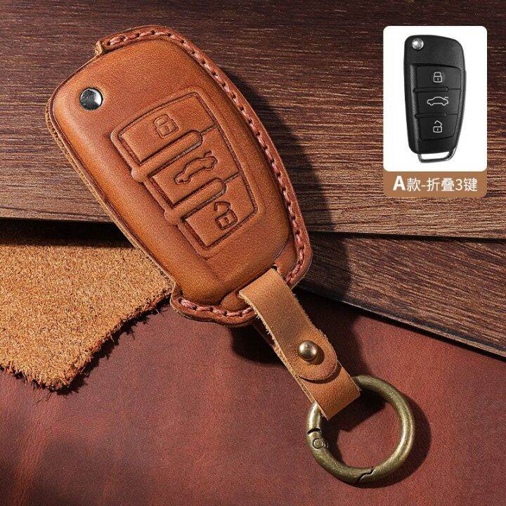 leather-car-key-case-cover-keyring-for-audi-a1-a3-8v-a4-b8-b9-a5-a6-c7-a7-a8-q3-q5-q7-s4-s5-s6-s7-s8-r8-tt-a4l-4m-8w-tts