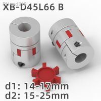 XB D45L66B Three Jaws Coupler Aluminium Plum Flexible Shaft Coupling Motor Connector CNC Flexible Couplings 15mm-22mm