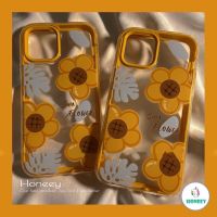 เคส ไอโฟน 3 In 1 เคสโทรศัพท์มือถือลายดอกทานตะวันกันกระแทกสําหรับ Iphone 13 12 Xr 8 7