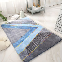 Simple Nordic Bath Mat Imitation Cashmere Entrance Doormat Soft Absorbent Rug Home Non-Slip Kitchen Car Living Room Bedroom