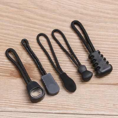 5/15Pcs Non-slip Zipper Pull Cord Zip Puller High-quality Replacement Ends Lock Zips Travel Bags Clip Buckle Sport Garment Parts Door Hardware Locks F