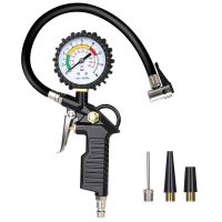 Car Tire Pressure Gauge 220 PSI Tire Inflator with Pressure Gauge Air Compressor for Cars Motorcycles Bicycles