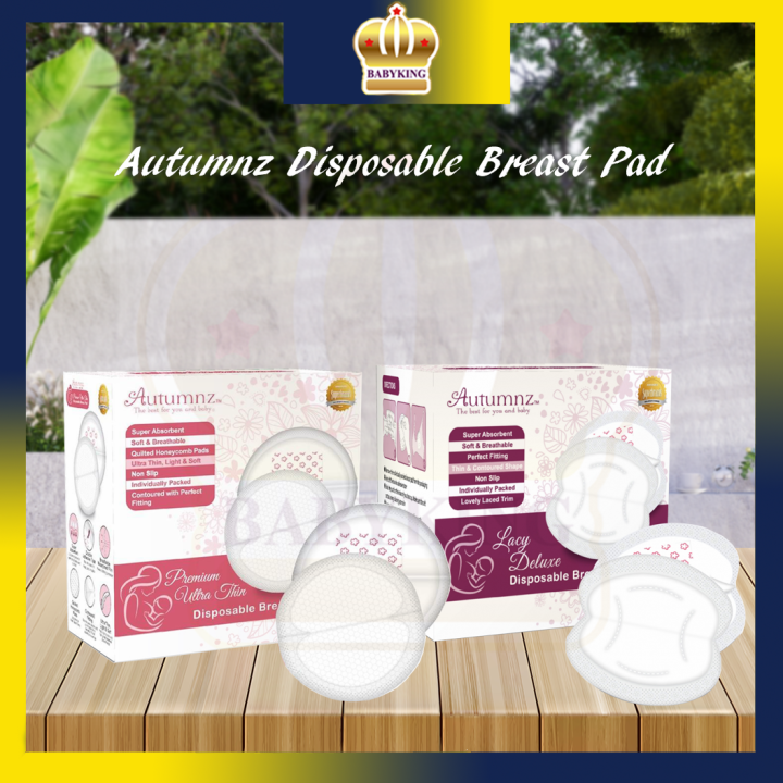 Ultra Thin Disposable Breast Pads, Super Absorbent, Discreet Fit, (Pack of  36)