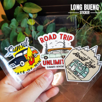 สติ๊กเกอร์ Road Trip สติกเกอร์แค้มปิ้ง