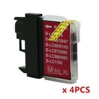 LC980 LC975 LC985ตลับหมึกเครื่องพิมพ์เหมาะสำหรับพี่ชายน้องชาย DCP-J140W DCP-145C DCP-165C DCP-185C DCP-365CN DCP-195C