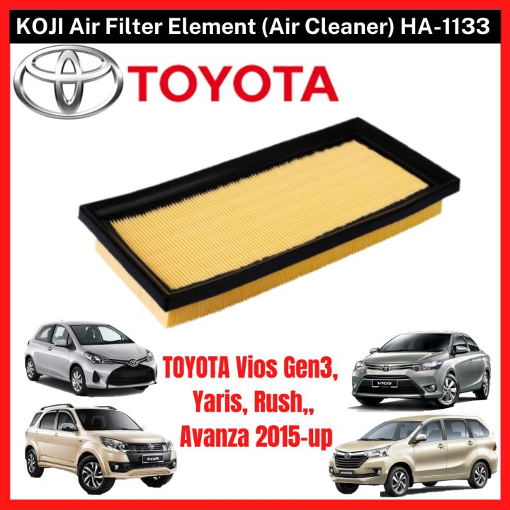 Koji Air Filter Element Air Cleaner Ha For Toyota Vios Gen