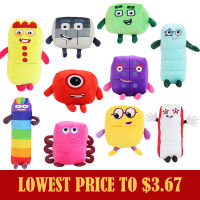 Numberblocks Plush Toys Cartoon Digital Building Blocks Toys Educational Stuffed Dolls Puzzle Filling Toy For Girls Boys Gifts