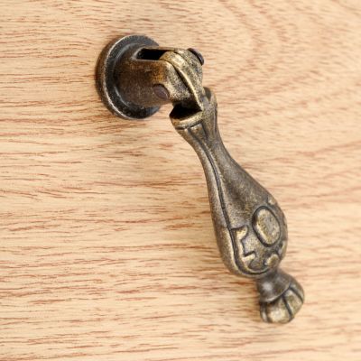 ◐ Antique Pull Handle Knob Vintage Handware Cabinet Knobs And Handles Cupboard Door Drawer Wardrobe Furniture Handles With Screw