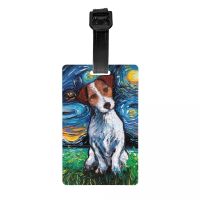 【DT】 hot  Jack Russell Terrier Pop Art Luggage Tag for Suitcases Funny Dog Lover Baggage Tags Privacy Cover ID Label