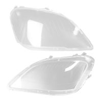 2 Pcs for Mercedes Benz W164 2009-11 ML-Class Car Side Headlight Clear Lens Cover Lampshade Shell, Left &amp; Right