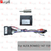 16PIN รถสเตอริโอสายไฟอะแดปเตอร์ Canbus ถอดรหัสสำหรับ Alfa Romeo 147 159 2000-2011 Android วิทยุสายรัดสายไฟ Connector