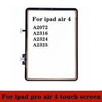 หน้าจอสัมผัสสำหรับ IPad Air 4 4th 10.9 2020 A2316 A2325 A2324 A2072หน้าจอสัมผัสกระจกอะไหล่หน้าจอแผงดิจิไทเซอร์แบบดั้งเดิม