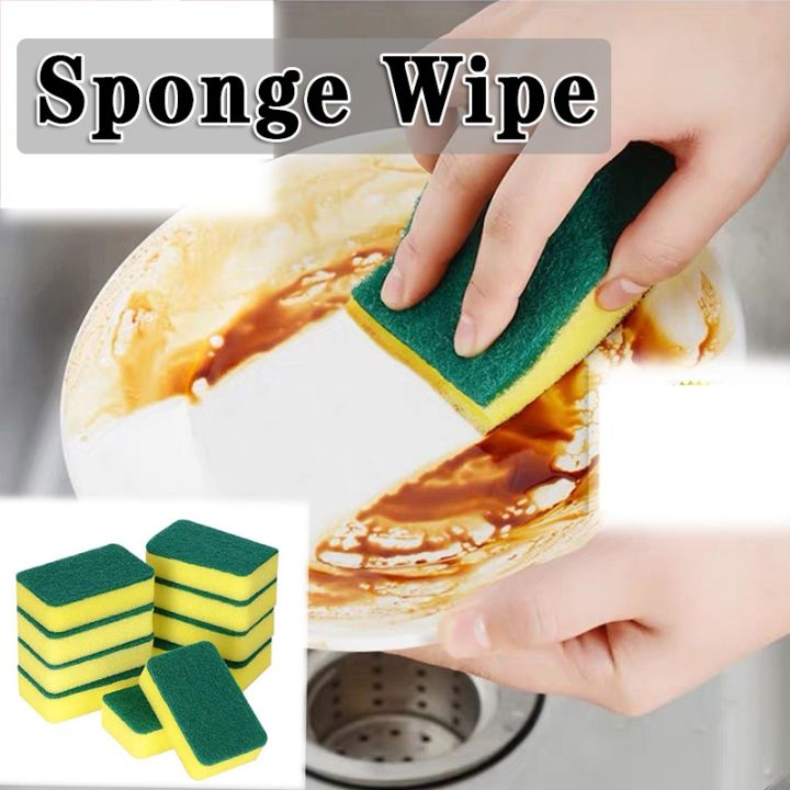 Heavy Duty Multi Use Cleaning Sponges Rub Non-scratch Sponge