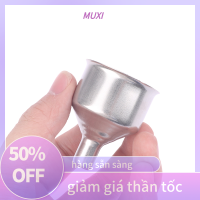 ?【HOT SALE】MUXI กรวยสแตนเลสแบบพกพา, กรวยปากยาวขนาดเล็กอุปกรณ์ในครัว2ชิ้น