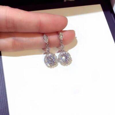 Fashion earrings ต่างหูเงินแท้925 เวอร์ชั่นเกาหลีแฟชั่น style รูปแบบใหม่ (สินค้าพร้อมจัดส่ง)