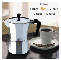 กาต้มน้ำเหยือกมอคค่าเหยือกมอคค่า1-12ถ้วย/กาต้มน้ำหม้อกาแฟมอคค่ากาแฟแปดเหลี่ยม