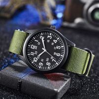 Movement Upgrade Mens Watches Luminous Clock Sports Quartz Wristwatch Men Casual Nylon Watch 30M Waterproof relogio masculino