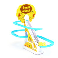 Funny Pig Penguin Slide Electric Railcar With Music Dinosaur Climbing Stairs DIY Assembly Puzzle Educational Toys for Children