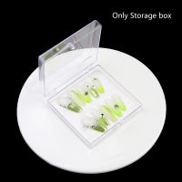 ?【Lowest price】MH Nail Art Organizer กล่องบรรจุเล็บปลอมแสดง Stand Gift Jewelry Storage BOX