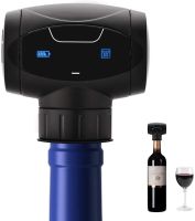 ki【Hot】Electric Vacuum Wine Stopper Reusable Wine Vacuum Pump Wine Stopper Keep Fresh Home Bar Tools Automatic Vacuum Wine Saver