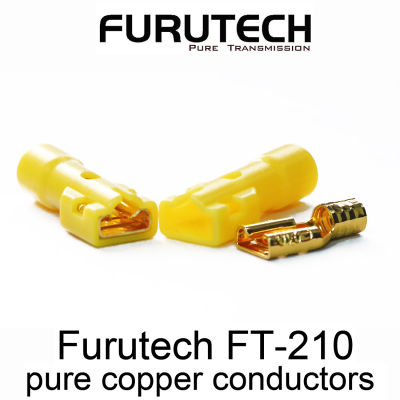 Furutech FT-210 Fully Insulated Female Disconnect Terminal using 24k Gold-plated α (Alpha) pure copper แบ่งขาย