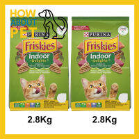 อาหารแมว Friskies สูตรแมวเลี้ยงในบ้าน ควบคุมก้อนขน สำหรับแมวโตทุกสายพันธุ์ 2.8กก. (2ถุง) FRISKIES Indoor Delight Adult Cat Food 2.8Kg. (2bag)