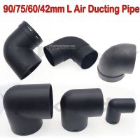 42/60/75/90mm Plastic L-Shaped Air Pipe Elbow Outlet Webasto Eberspaecher Parking Car Accessories