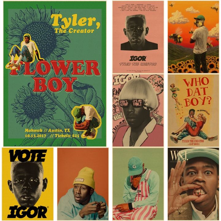 Tyler Creator Poster Wolf, Aesthetic Room Decor