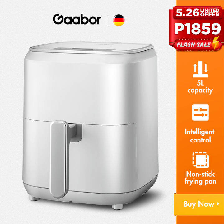 Gaabor Air fryer, 5L Touch Control Oil Free Healthy Oven Multifunctional Baking Frying GAE5A02