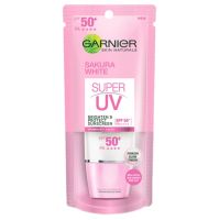 Garnier Sakura Aura Super UV SPF50+PA++++ การ์นิเย่ ซากุระ ออร่า ซุปเปอร์ ยูวี ครีมกันแดด 30ml.