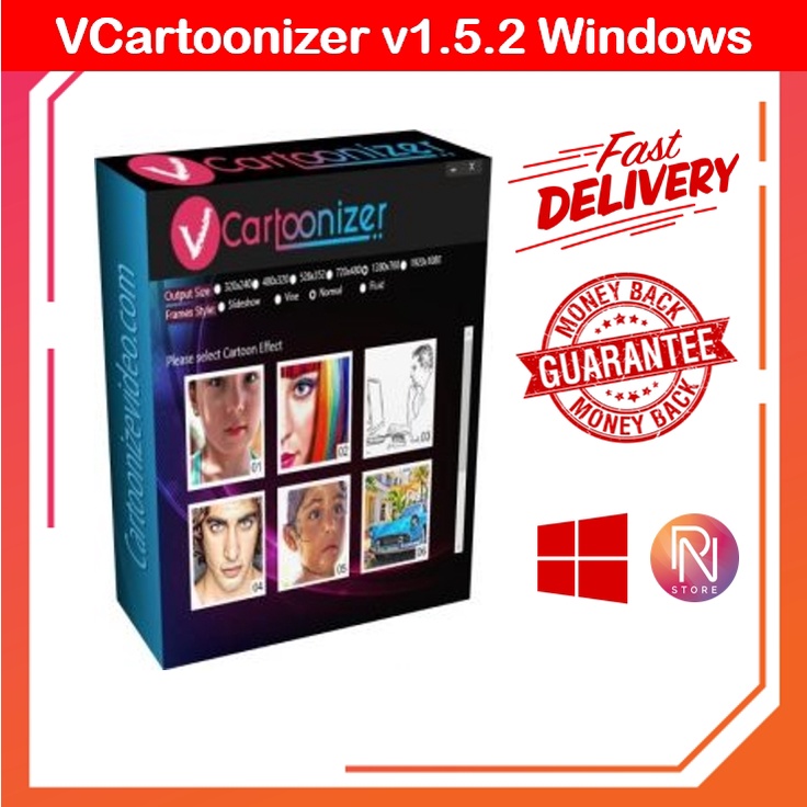 download the new version for windows VCartoonizer 2.0.5