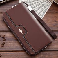 238815wallet--❦ The new man purse wallet business handbags long zipper wallet USES large capacity BaoChao in hand