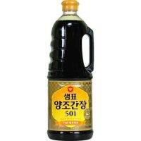 ?สินค้าขายดี? [Brewed soysauce 1.8L]ซอสถั่วเหลืองเกาหลีของแท้ 100%, KOREAN SOY SAUCE  ยี่ห้อ