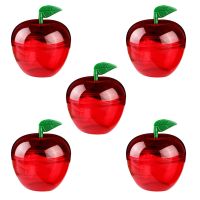 Candy Box 5/10Pcs Party Decoration Apple Shaped Chocolate Packaging Gifts Storage Wedding Christmas Party Supplies