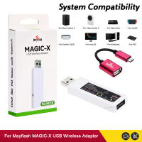 Mayflash MAGIC-X USB อะแดปเตอร์ไร้สายสำหรับ PS5PS4 Gamepad Controller X Series Xsswitch PS3 Pc Windowsneogeosega ระบบ