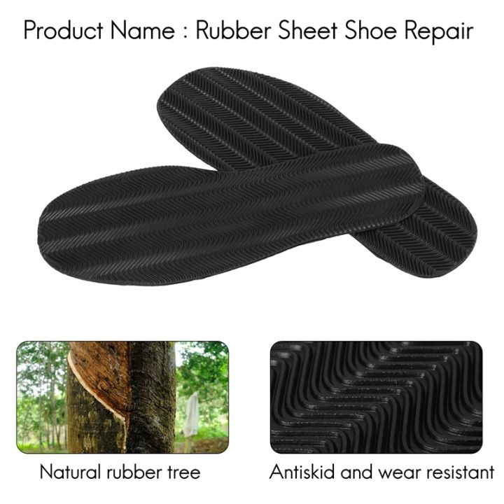 1-pair-diy-stick-on-full-soles-heel-palm-shoe-repair-anti-slip-grip-rubber-pads-29x11-5x0-2cm