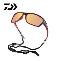 【CW】♠✻  Fishing Sunglasses Men Polarized Glasses UV400 Outdoor Goggles Eyewear With Attached Cord Rope