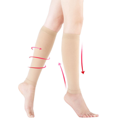 Cofoe 1คู่ถุงเท้าคอมเพรสชั่นการแพทย์ระดับ2เหนือลูกวัวขอดถุงเท้า23-32 MmHg ความดันเปิด Leggings ถุงน่องกระชับสัดส่วนสำหรับผู้ชายผู้หญิงเส้นเลือดขอด