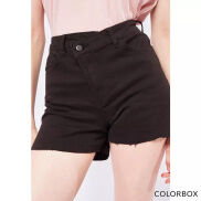 Quần đùi Denim Colorbox - Đen