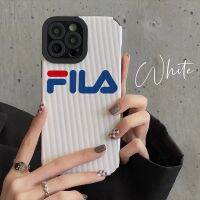 （A New sale）♙เพลิดเพลินกับ☃FILA เคสใส่โทรศัพท์หนังไม้จิ้มฟันที่เรียบง่ายมีสไตล์สำหรับ Iphone 13 Pro Max 13pro I13 11 I11 X XR Xs 7Plus 8Plus 12Pro 12