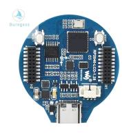 BUREGESS Type-C Port 1.28นิ้วเซ็นเซอร์วัดการหมุนวน Accelerometer หน้าจอแสดงผล LCD เกณฑ์วัดหน้าจอ LCD ราสเบอร์รี่ Pi PICO RP2040 LCD Display บอร์ดพัฒนา