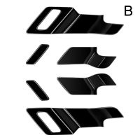 B B สำหรับมิตซูบิชิเอาท์แลนเดอร์2022 2023ตกแต่งภายในฝาปิดถ้วยสติกเกอร์ตกแต่งด้านในประตูตกแต่งขอบ E0V5ที่จับ
