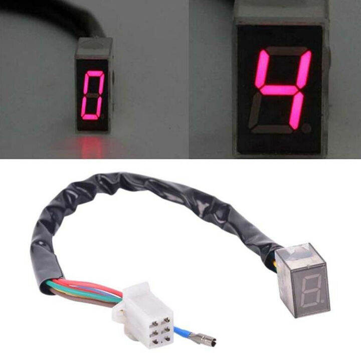 BC Universal Motorcycle Digital Gear Indicator LED 5 Digital Display