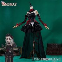 SHUAIYI MsMay-เกม Identity V เอดา เมสเมอร์ คอสเพลย์เครื่องแต่งกาย para Mulheres Vestido เซ็กซี่ Preto Dia das Bruxas Natal Ano Novo Carnaval Festa