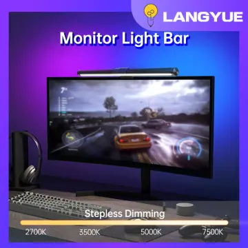 RGB Monitor Light Bar Stepless Dimmable Led Desk Lamps Screen Hanging Lights