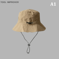 TOOL IMPROVER หมวกชาวประมงกันน้ำหมวกกันแดด, หมวกปีนเขากลางแจ้งแห้งเร็วฤดูร้อน