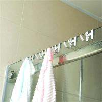 1510pcs Space Aluminum Metal Shower Frameless Glass Door Hook Bathroom Towel Rack For Bathroom Accessories Organizer Hardware