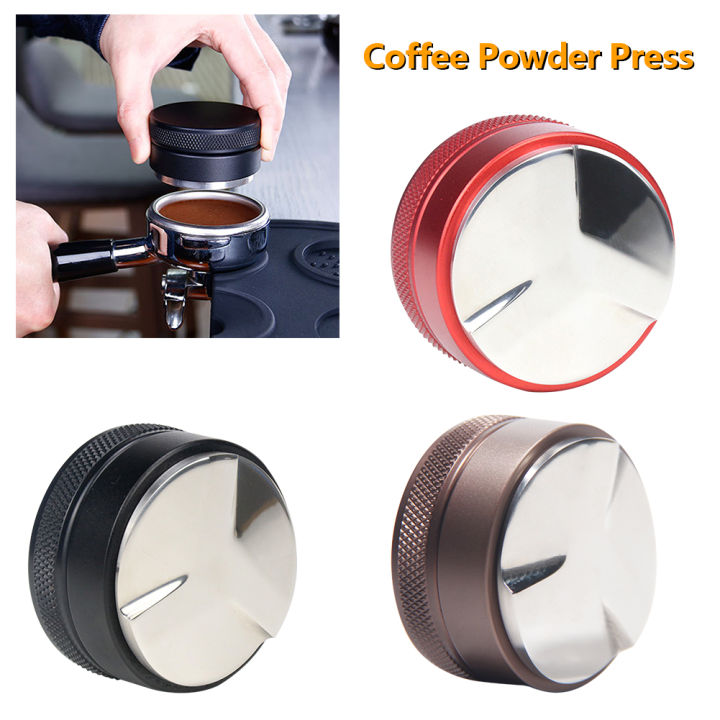 coffee-tamper-แทมเปอร์-ที่อัดกาแฟ-แทมเปอร์มาการอง-อุปกรณ์สำหรับกาแฟ-ที่อัดกาแฟเครื่องชงกาแฟสด-ที่กดกาแฟสเตนเลส-coffee-tamper-51-53-58-mm-กันลื่น