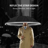 【CC】 10 Ribs Umbrella Fully Reflective Reverse Folding Multifunctional Sunshade  amp; Car