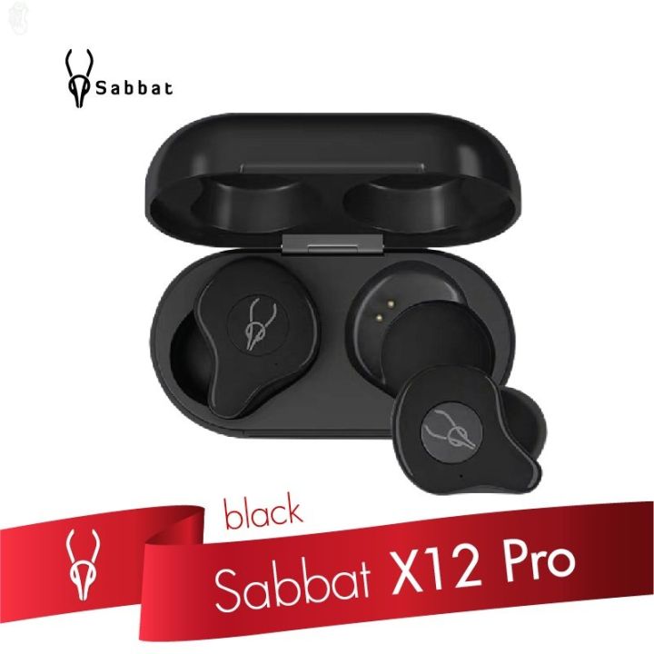 ลด-50-พร้อมส่ง-sabbat-x12-pro-black-หูฟังไร้สาย-ipx5-bluetooth-5-0-ขายดี